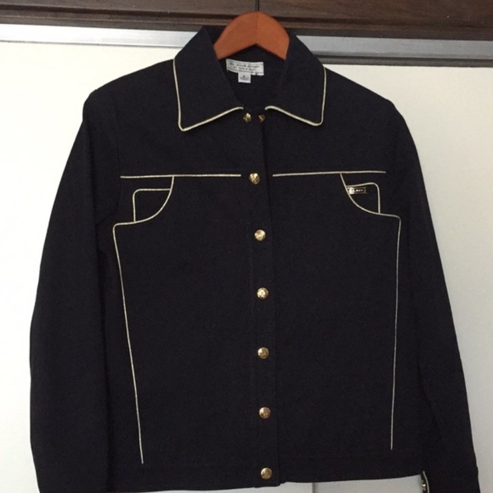 St‎ John jacket with gold detail